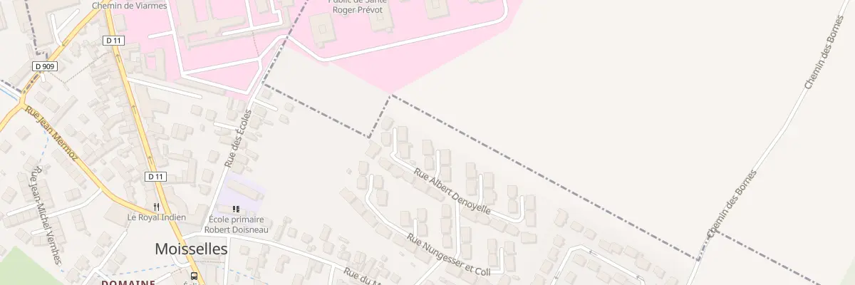 Plan du 18 Rue Albert Denoyelle à Moisselles