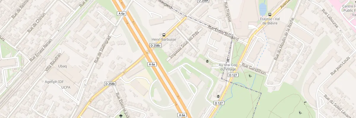 Plan du 22 Imp sous - les - Prés à Arcueil