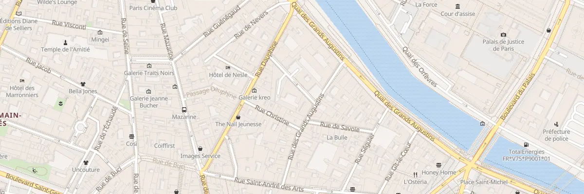 Plan du 3 Rue du Pont de Lodi à Paris 6e Arrondissement