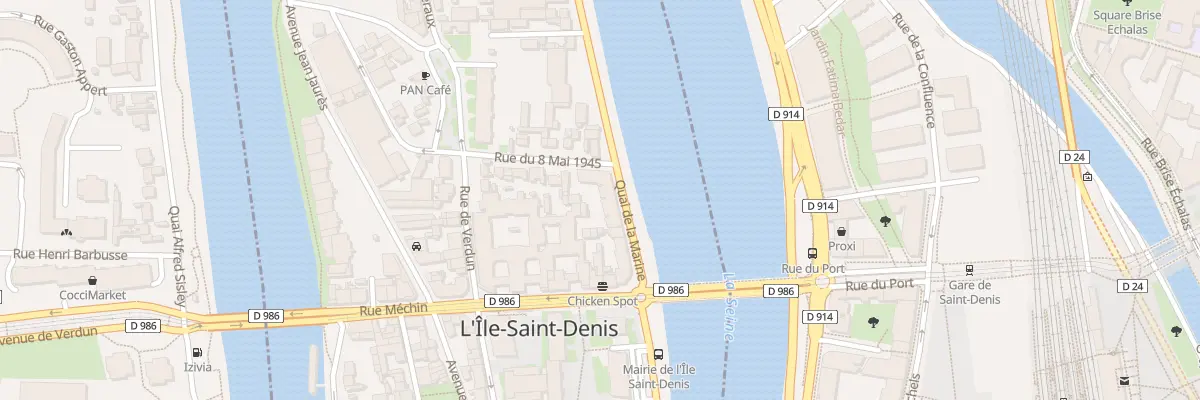Plan du 4 Quai de la Marine à L’Île-Saint-Denis
