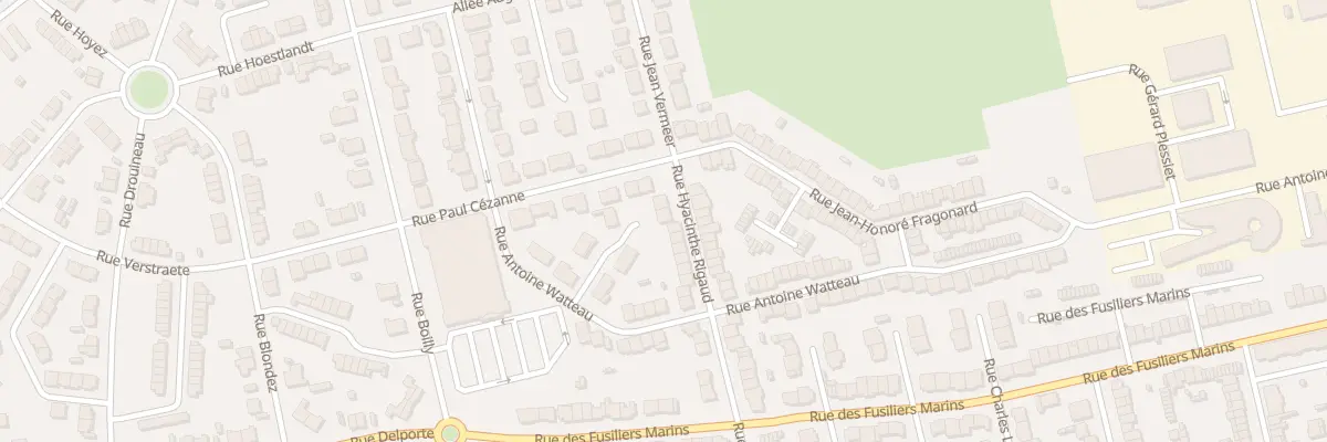 Plan du 23 Rue Hyacinthe Rigaud Saint Pol à Dunkerque
