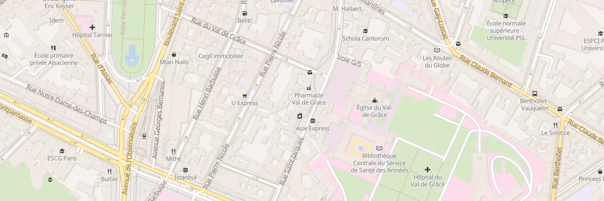 Plan du 314 Rue Saint-Jacques à Paris 5e Arrondissement