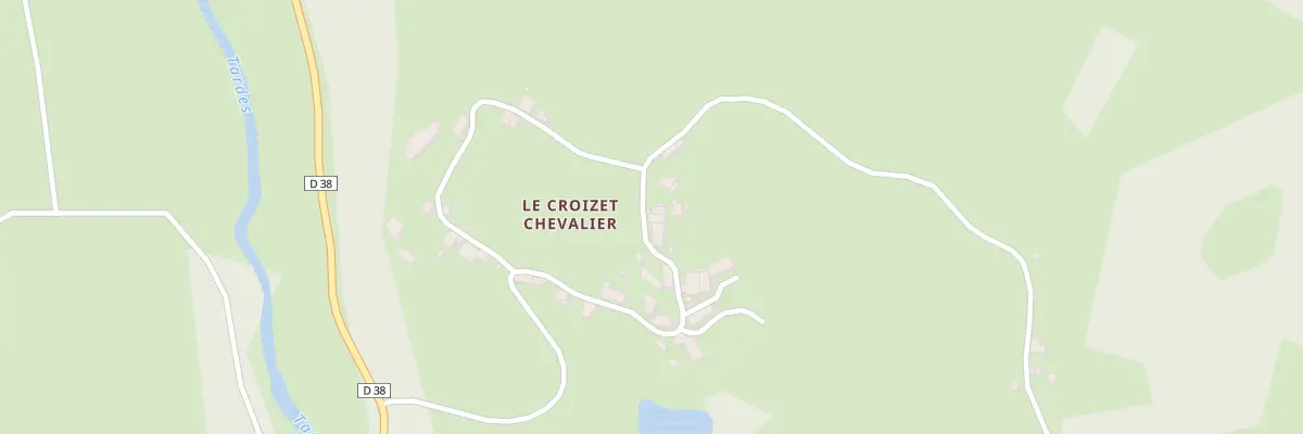 Plan du 6 Le Croizet Chevalier à Lupersat