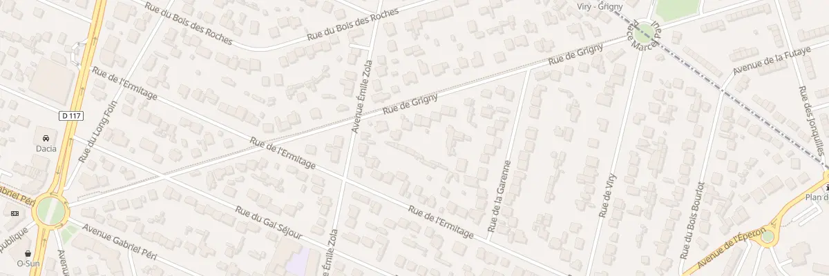 Plan du 40 Rue de Grigny à Sainte-Geneviève-des-Bois