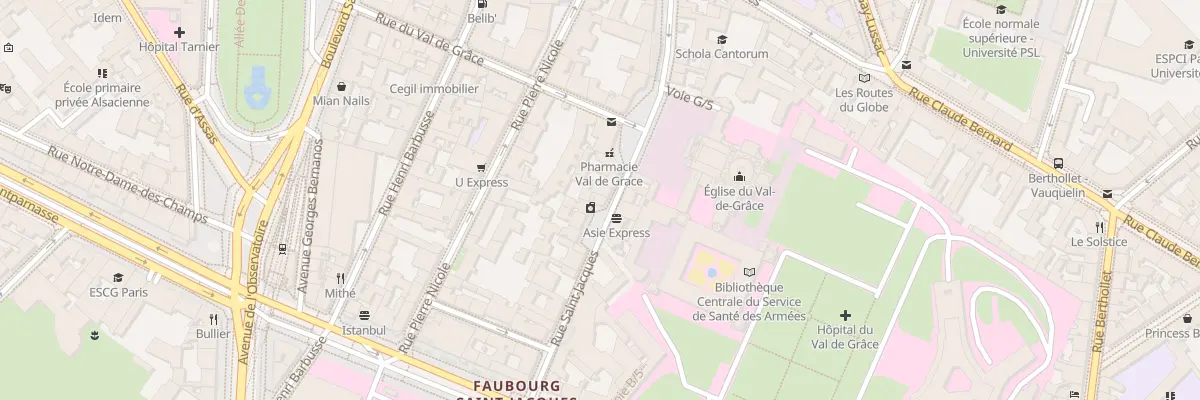 Plan du 318 Rue Saint-Jacques à Paris 5e Arrondissement