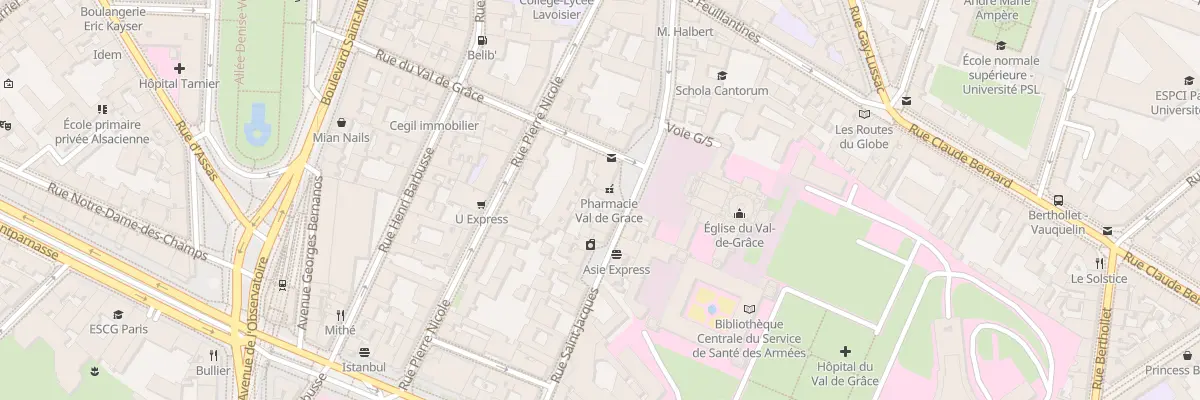 Plan du 312 Rue Saint-Jacques à Paris 5e Arrondissement
