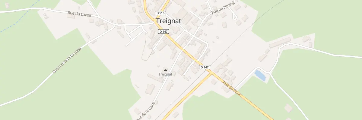 Plan du 2 Rue du Pont à Treignat