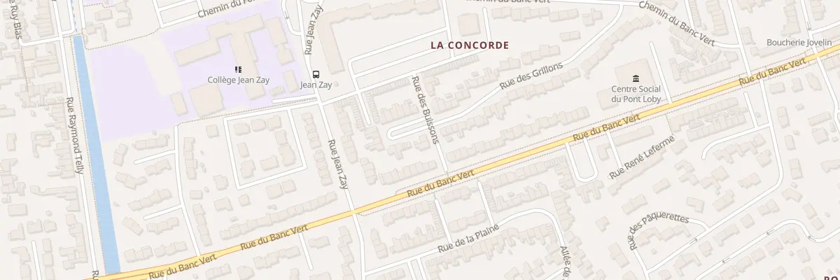 Plan du 61 Rue des Grillons à Dunkerque