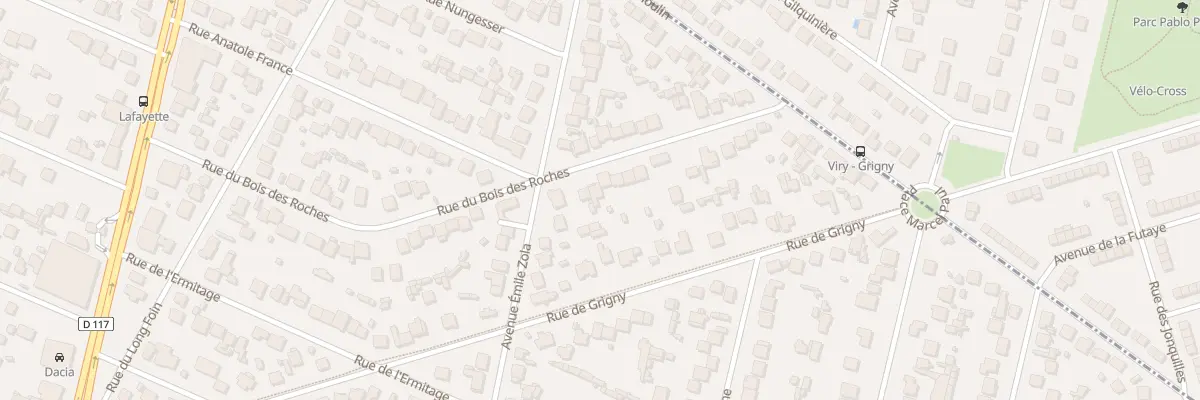 Plan du 50 Rue du Bois des Roches à Sainte-Geneviève-des-Bois