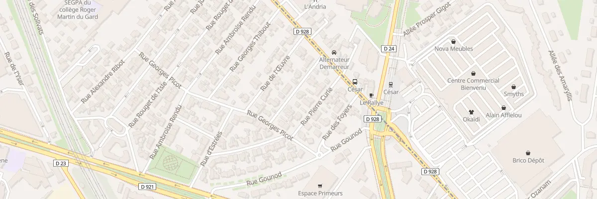 Plan du 6 Rue des Berceaux à Épinay-sur-Seine
