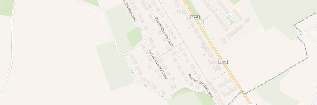 Plan du 13 Rue du Clos des Larris à Balagny-sur-Thérain