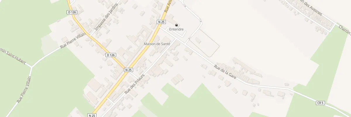 Plan du 54 Rue des Prieurs à Beauval
