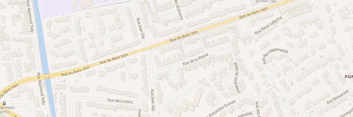 Plan du 9 Rue de la Plaine à Dunkerque