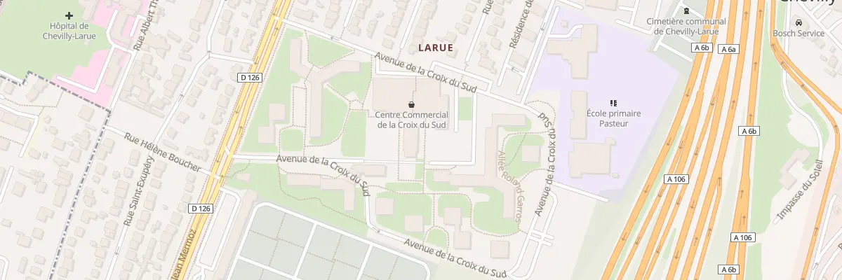 Plan du 2 All Didier Daurat à Chevilly-Larue