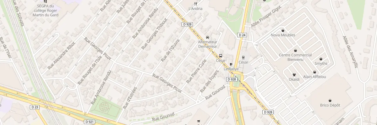 Plan du 8 Rue des Berceaux à Épinay-sur-Seine