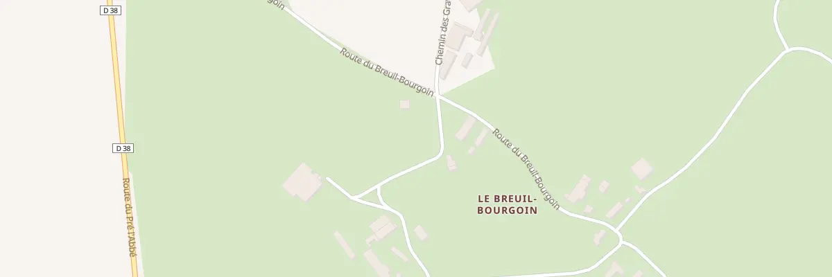 Plan du 893 Rte du Breuil Bourgoin à Reigny