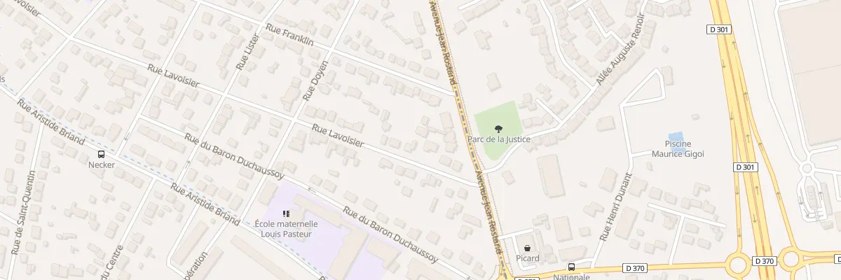 Plan du 6 Rue Lavoisier à Domont