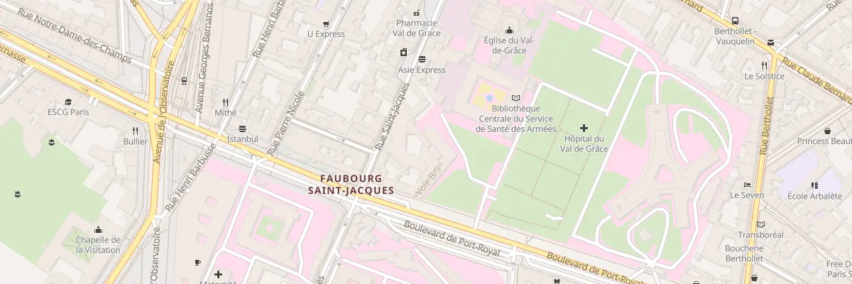 Plan du 295 Rue Saint-Jacques à Paris 5e Arrondissement