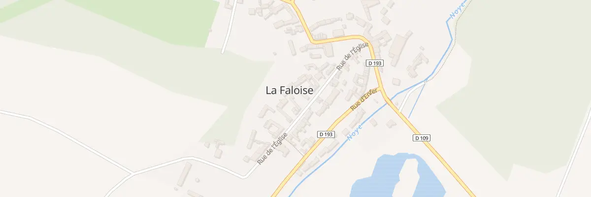 Plan du 14 Rue de l’Eglise à La Faloise