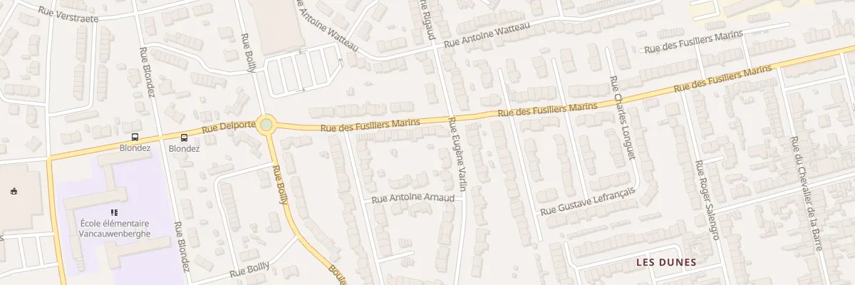 Plan du 99 Rue des Fusiliers Marins Sp à Dunkerque