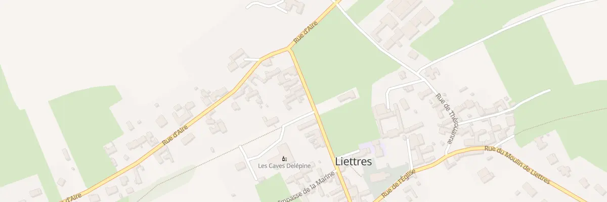 Plan du 8 Rue de la Mairie à Liettres