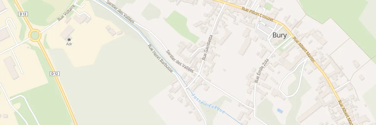Plan du 178 Rue Gambetta à Bury