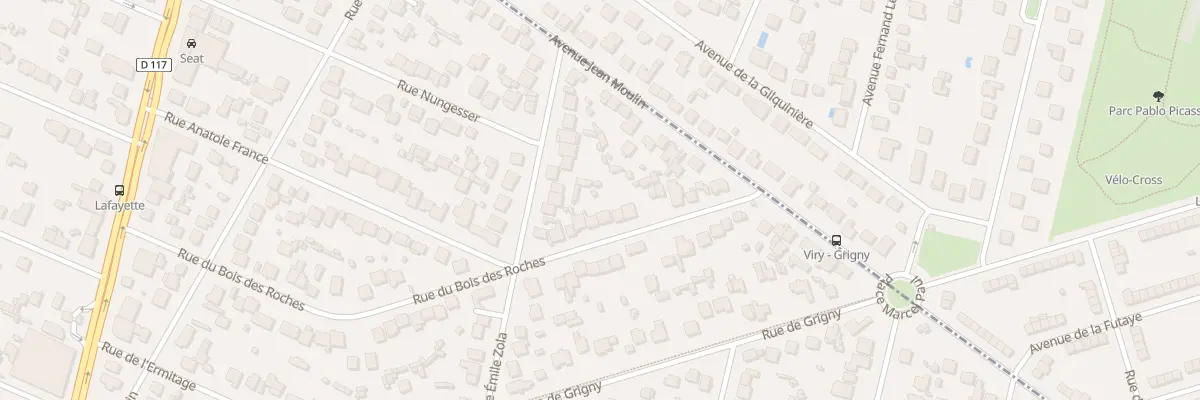 Plan du 43 Rue du Bois des Roches à Sainte-Geneviève-des-Bois