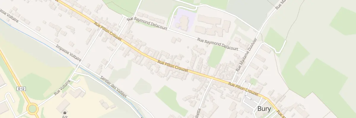 Plan du 276 Rue Pillon Crouzet à Bury