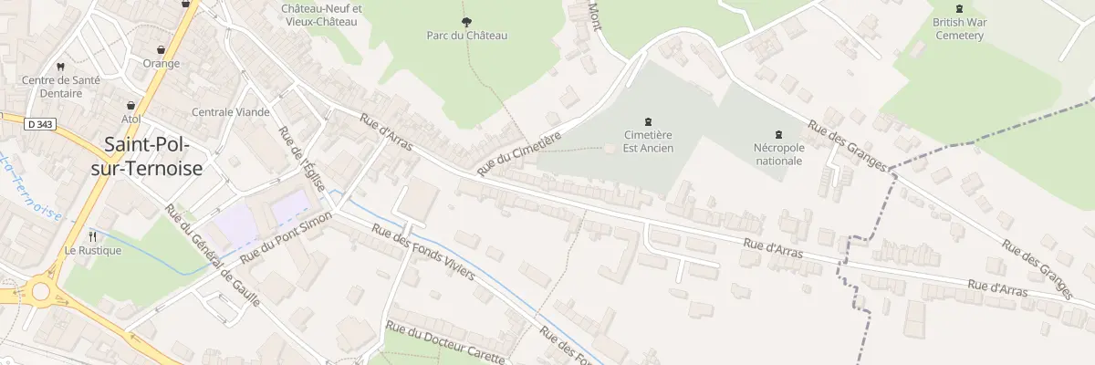 Plan du 87 Rue d’Arras à Saint-Pol-sur-Ternoise