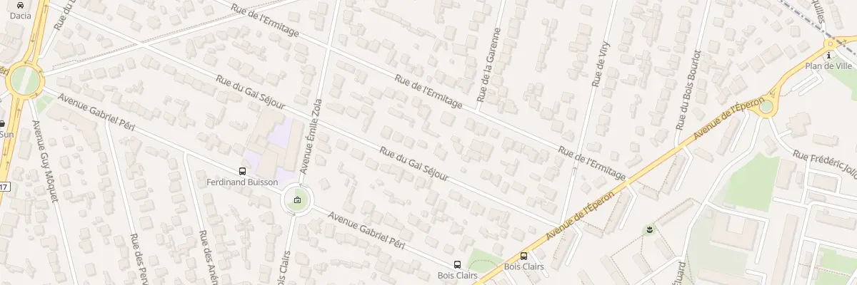 Plan du 39 Rue Gai Séjour à Sainte-Geneviève-des-Bois