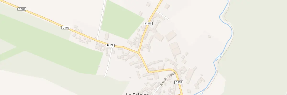 Plan du 2 Rue d’Hébecourt à La Faloise