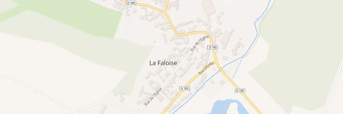 Plan du 8 Rue de l’Eglise à La Faloise