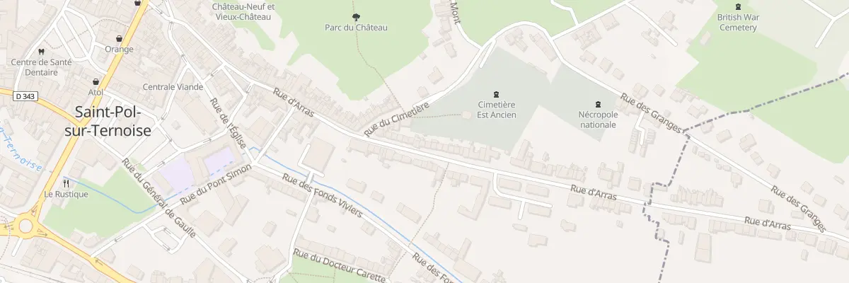 Plan du 89 Rue d’Arras à Saint-Pol-sur-Ternoise