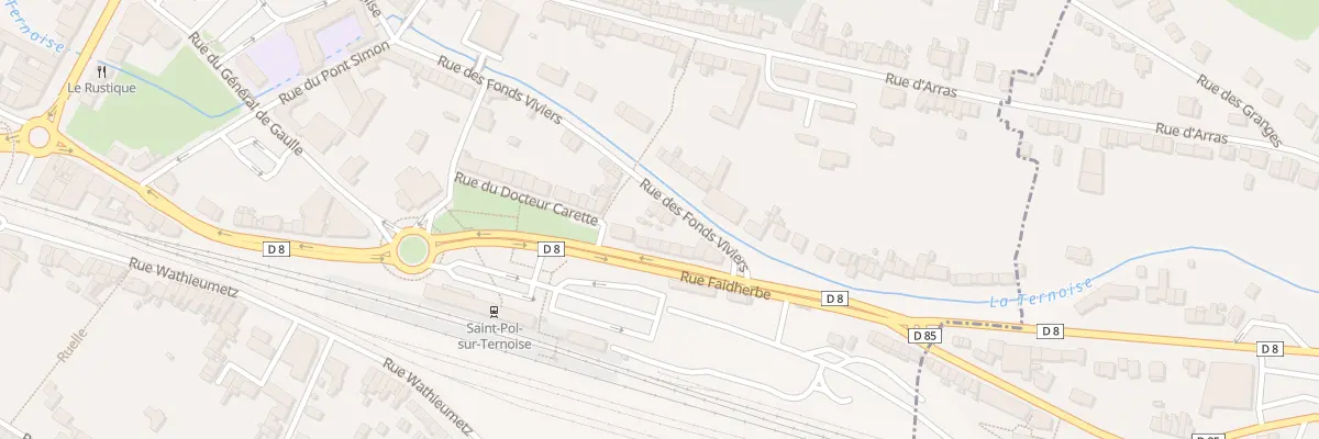 Plan du 28 Rue des Fonts Viviers à Saint-Pol-sur-Ternoise