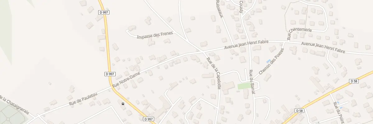 Plan du 1 Rue Notre Dame à Naucelle