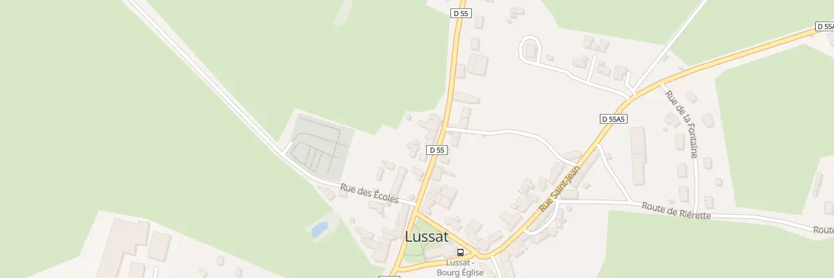 Plan du 11 Rue de la Mairie à Lussat