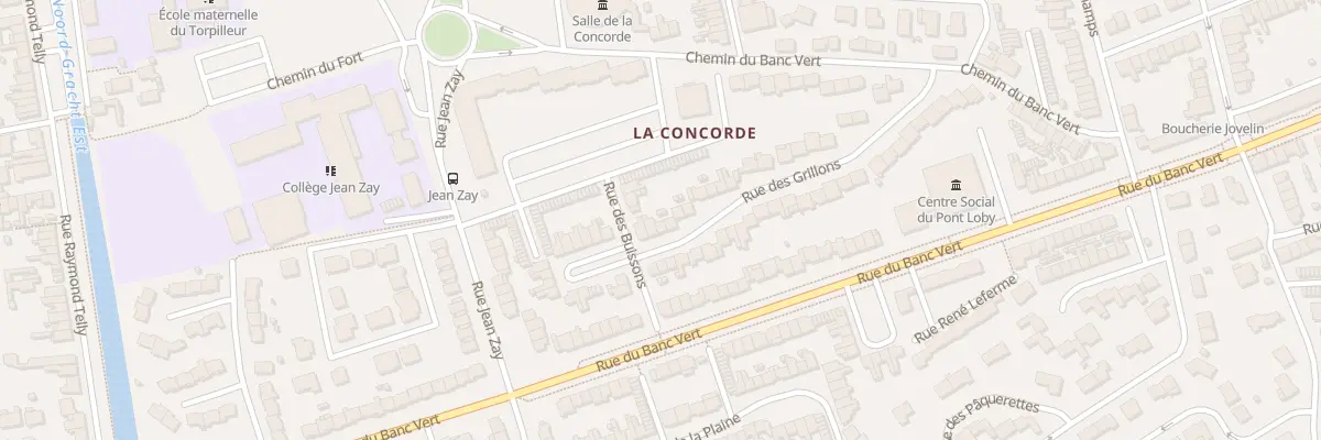 Plan du 40 Rue des Grillons à Dunkerque