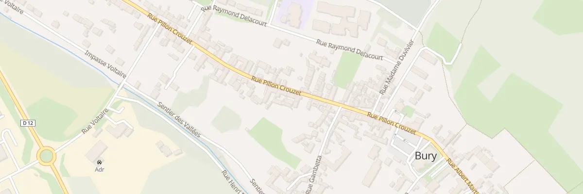 Plan du 261 Rue Pillon Crouzet à Bury
