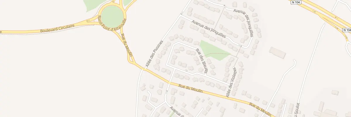 Plan du 15 Rue Bleuets à Attainville