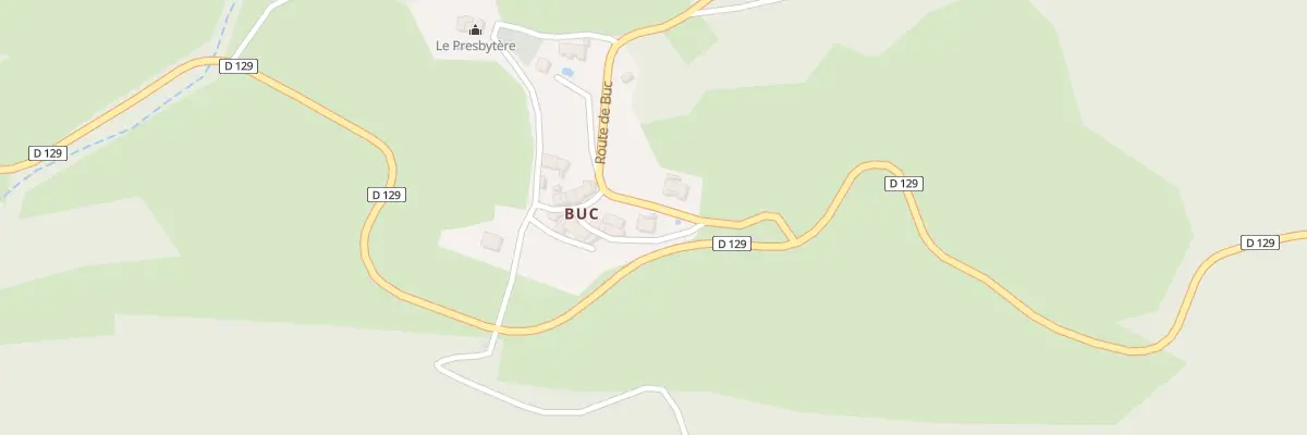Plan du Hameau de Buc à Belcastel-et-Buc