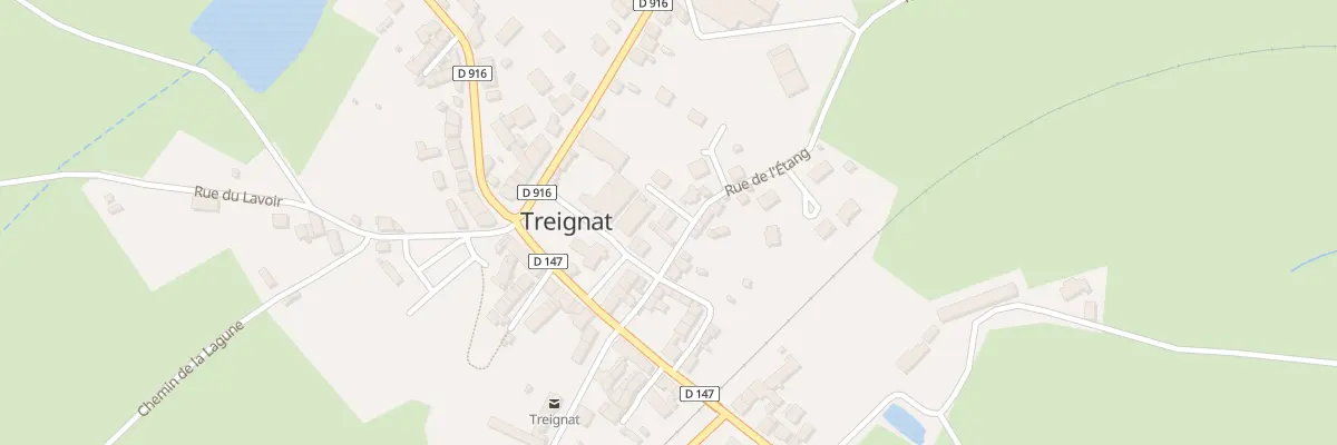 Plan du 3 Rue de l’Étang à Treignat