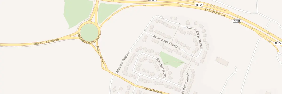 Plan du 18 Rue Bleuets à Attainville