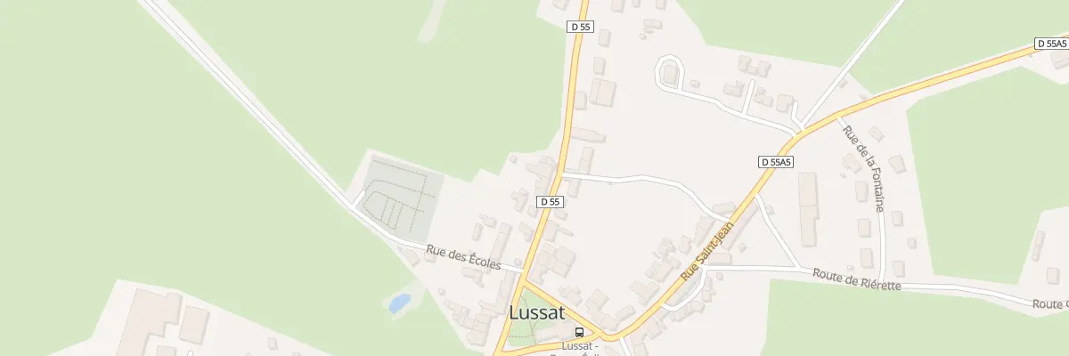 Plan du 15 Rue de la Mairie à Lussat