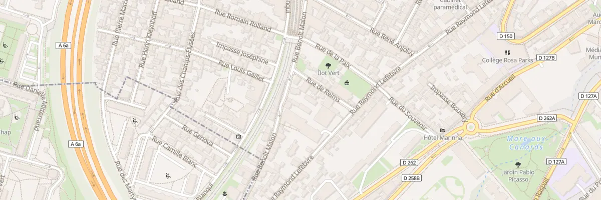 Plan du 67 Rue Benoît Malon à Gentilly