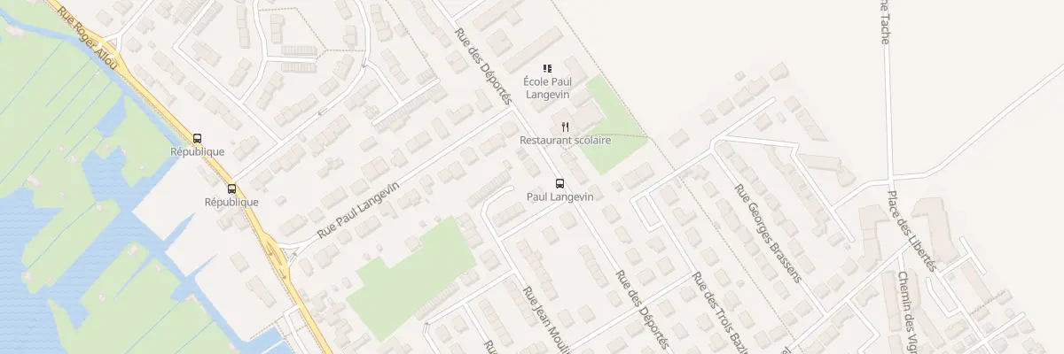 Plan du 25 Rue des Déportés à Camon