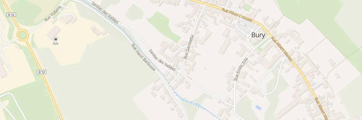 Plan du 148 Rue Gambetta à Bury