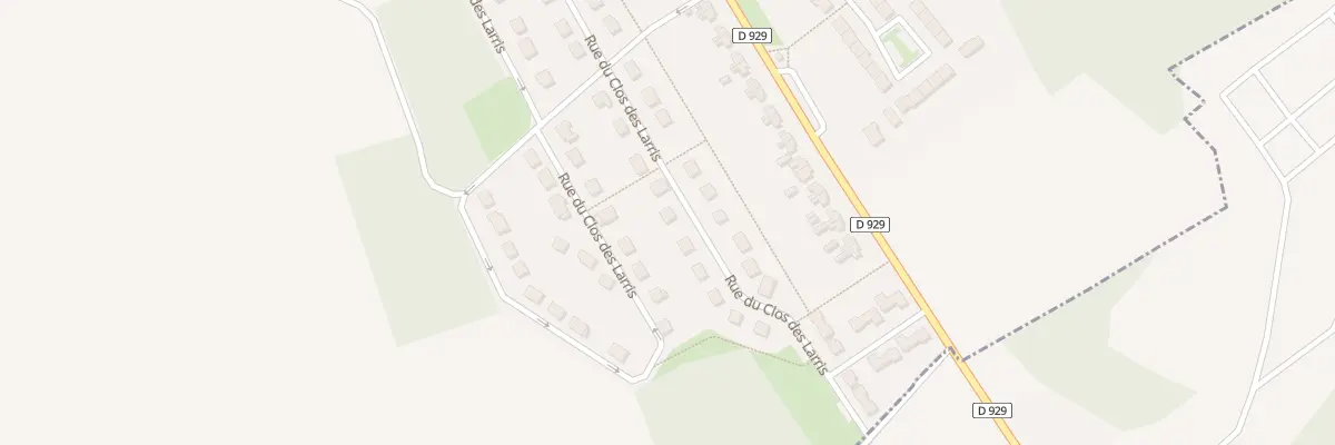 Plan du 6 Rue du Clos des Larris à Balagny-sur-Thérain