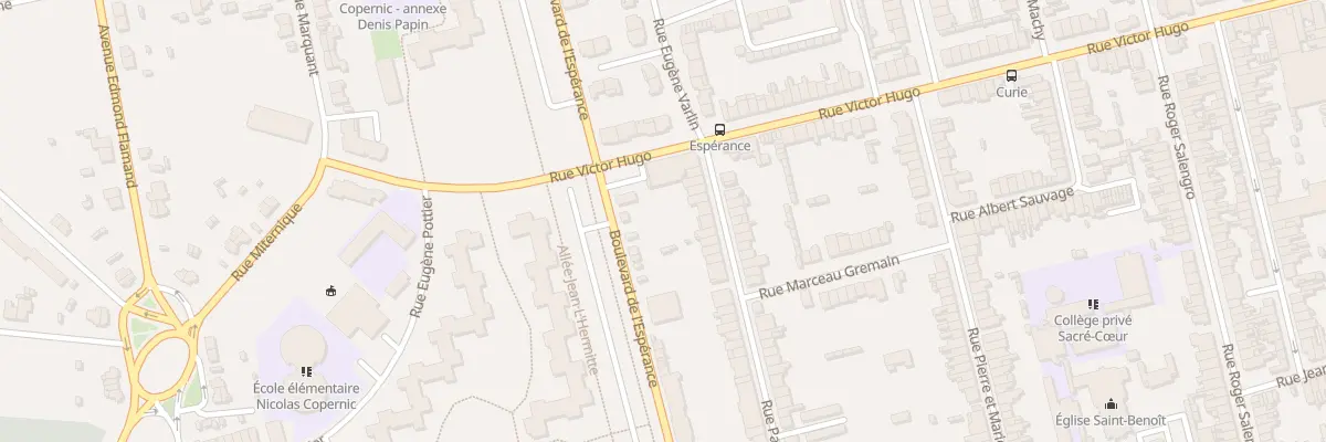 Plan du 65 Rue Parmentier Saint Pol à Dunkerque