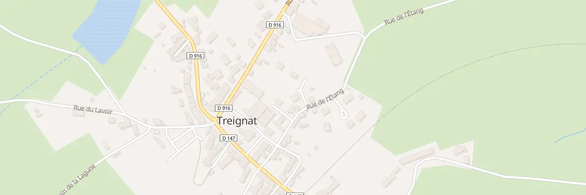 Plan du 1 Imp de la Grange Rouge à Treignat