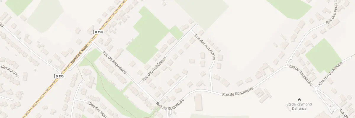 Plan du 15 Rue des Aubépines à Racquinghem
